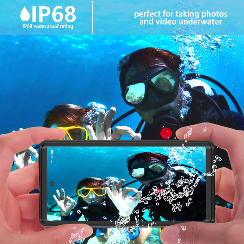 FS Series IP68 Waterproof Case For Samsung Galaxy Note 10 Clear Phone Diving Cover Protector FS Series IP68 Waterproof Case For Samsung Galaxy Note 10 Clear Phone Diving Cover Protector